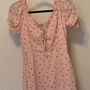 Hearts and kisses dress